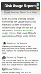 Mobile Screenshot of diskusagereports.com