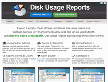 Tablet Screenshot of diskusagereports.com